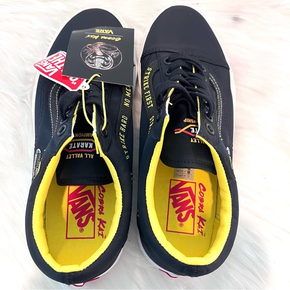 Vans Cobra Kai Low Skate Shoes Sneakers Tennis Shoes Old Skool Men 8  Women 9.5 - Picture 10 of 14